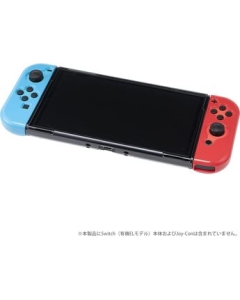 CYBER Gadget Cyber / Eco Series TPU Cover Separate for Switch Organic EL CY-NSOETCS-NE Clear Black x Neon Body cover For Switch OLED Japanese version