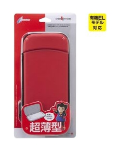 CYBER Gadget Cyber / Semi-Hard Case Super Slim for Switch CY-NSSHSS-RE Red Case Pouch For Switch Japanese version