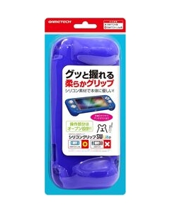 GAMETECH Silicon Grip SW Lite SWF2343 Deep Blue Body cover For Switch Lite Japanese version