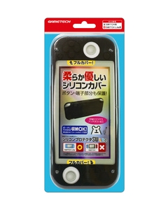 GAMETECH Silicon Protector SW Lite SWF2144 Black Body cover For Switch Lite Japanese version