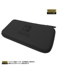 HORI Slim Hard Pouch for Nintendo Switch Lite NS2-047 Black Case Pouch For Switch Lite Japanese version