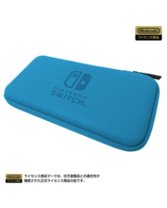 HORI Slim Hard Pouch for Nintendo Switch Lite NS2-048 Blue Case Pouch For Switch Lite Japanese version