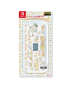 iLEX Sumiko Gurashi Character Soft Pouch for Nintendo Switch Lite ILXSL338 Sumitomi Copan Kyoshitsu Case Pouch For Switch Lite Japanese version