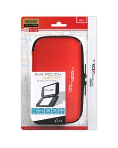 iLEX EVA POUCH JUST FIT FIT FOR NEW Nintendo 2DS LL ILX2L231 Red Case Pouch For New 2DS LL Japanese version