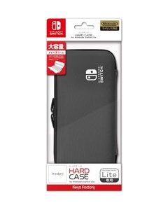 Keys Factory IRODORI Hard case for Nintendo Switch Lite HHC-001-4 Charcoal Gray Case Pouch For Switch Lite Japanese version