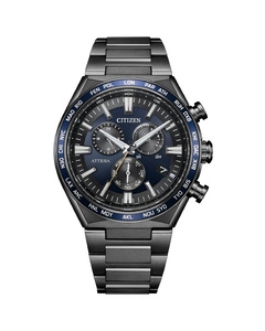 CITIZEN Attessa ACT Line Black Titanium Series Eco-Drive Radio Watch Direct Flight CB5967-66L Watch Japanese version