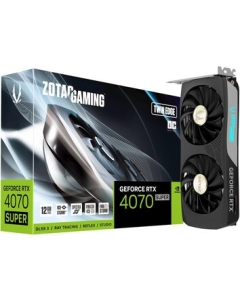 ZOTAC ZOTAC GAMING GeForce RTX 4070 SUPER Twin Edge OC 12GB GDDR6X ZT-D40720H-10M PCIExp 12GB Graphic Card Japanese version