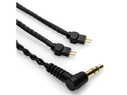 Earphone Cables Terminal Black 1.22m for exclusive use of 64 AUDIO Professional Cable 64A-4994 mini-plug ⇔ Small