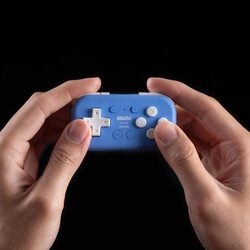 Videogame Accessory 8Bitdo Tech Micro Bluetooth Gamepad CY-8BDMBG-BL Blue Video Games Accessorys Small