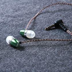 acoustic effect TRY-01 green Earphone Headphone Small