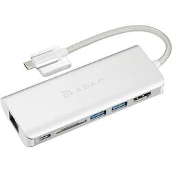 ADAM elements CASA Hub A01 AAPADHUBA01SL silver USB Hub Small