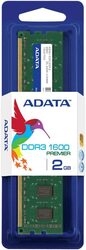 Memory ADATA AD3U1600C2G11-S DDR3 PC3-12800 2GB