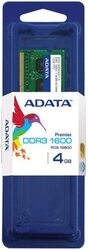 Memory ADATA AD3U1600W4G11-S DDR3 PC3-12800 4GB