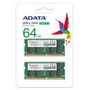 Memory ADATA AD4S266632G19-D S.O.DIMM DDR4 PC4-21300 32GB 2-Disc