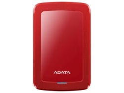 External Hard Drive ADATA AHV300-1TU31-CRD red