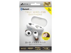 air-J BT-AP4 WH white Earphone Headphone Small