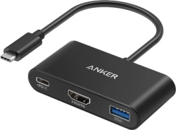 ANKER PowerExpand 3-in-1 USB-C Hub A8339NA1 Gray USB Hub Small