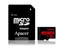 Apacer AP64GMCSX10U5-R 64GB SD Card small