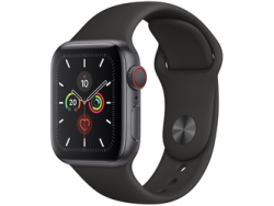 Apple Apple Watch Nike Series 5 GPS + Cellular Model 44mm MX3E2J/A Pure Platinum/Black Nike Sport Band Smart Watch Small