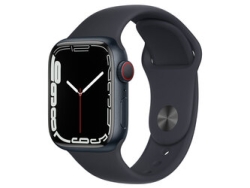 Apple Apple Watch Nike Series 7 GPS+Cellular Model 45mm MKL43J/A Pure Platinum/Black Nike Sport Band Smart Watch Small