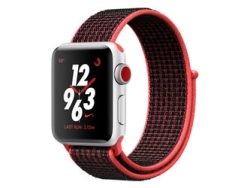 Apple Apple Watch Nike+ Series 3 GPS+Cellular model 38mm MQMA2J/A black/pure platinum Nike sports loop Smart Watch Small