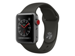 Apple Apple Watch Nike+ Series 3 GPS+Cellular model 42mm MQMF2J/A Anthracite/Black Nike Sport Band Smart Watch Small