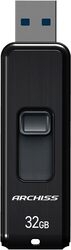 ARCHISS AS-032GU3-PSB 32GB black USB Flash Drive small