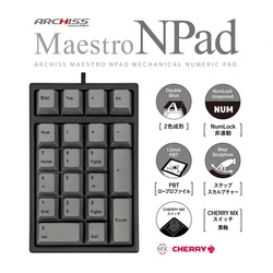 Number Pad ARCHISS Maestro Npad AS-TKM21/LGB Black Axis Black/Grey Small