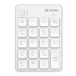 Number Pad ARCHISS MOBO TenkeyPad AM-NPB20-SW White/Silver Small