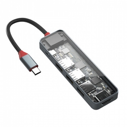 AREA SEE-THROUGH3 SD-CMULTI04 USB Hub Small