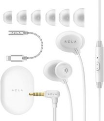 AZLA ASE-500 ASMR Lightning AZL-ASE500-ASMR-LT-SLV Silver Earphone Headphone Small