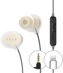 AZLA ASE-500 Lightning AZL-ASE500-LT-WH White Earphone Headphone Small