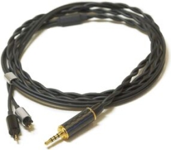 Earphone Cables Terminal 1.2m for exclusive use of Bispa comfort -Raku BSP-HPCL-MSOEPC4 micromini plug (4 poles) ⇔ Small