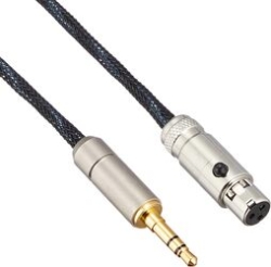 Earphone Cables Bispa flavorsign -OmomukiKizashi BSP-HPCL-SDUKHPXM mini-plug ⇔ miniXLR(3pin) 1.2m Small