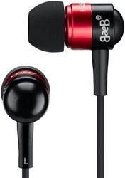 BLUE EVER BLUE model 868RB Red/Black Earphone Headphone Small