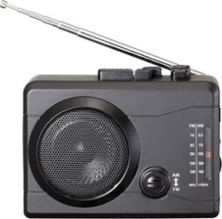 Boombox Kiyoraka Easy Radio and Cassette Player PC KR-01 Black Audio & Video Audio Small