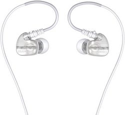 BRAINWAVZ XFit XF-200 Frosted White Earphone Headphone Small