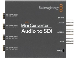 Broadcast Converter Blackmagic Design Mini Converter Audio to SDI