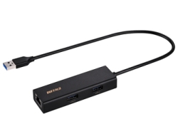 Buffalo LUD-U3-AU101BK black LAN Adapter Small