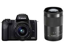 DSLR Camera CANON EOS Kiss M Double Zoom Kit Black Small