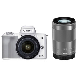 DSLR Camera CANON EOS Kiss M2 double zoom kit white Small