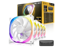 Case Fan ANTEC Fusion 120 ARGB WHITE_5PK Computers Computer Components Small