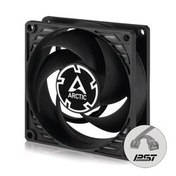 Case Fan ARCTIC P8 PWM PST ACFAN00150A Black Computers Computer Components Small