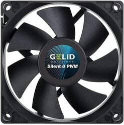 Case Fan GELID Solutions SILENT 8 PWM BLACK FN-PX08-21 Computers Computer Components Small