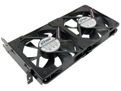 Case Fan Nagao Manufacturing N-PCIFSTY120PRO-VF2 Black Computers Computer Components Small