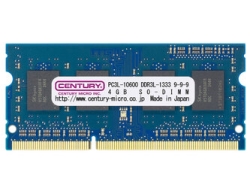 CENTURY 2x MICRO CK4GX2-SOD3LU1333H SODIMM DDR3L PC3L-10600 4GB Memory Small