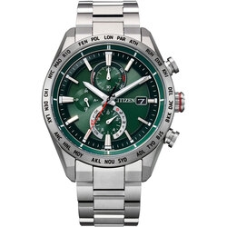 CITIZEN ATTESA Eco-Drive Radio Controlled Watch Direct Flight ACT Line AT8181-63W Watch Small