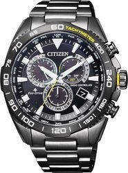 CITIZEN PROMASTER LAND- Eco-Drive radio time signal chronograph CB5037-84E Watch Small