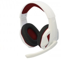 Headset Columbus circle CC-P5MGH-WR white & red