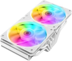 CPU Fan JIUSHARK JF13K DIAMOND WHITE JF13K-WH white Computers Computer Components Small